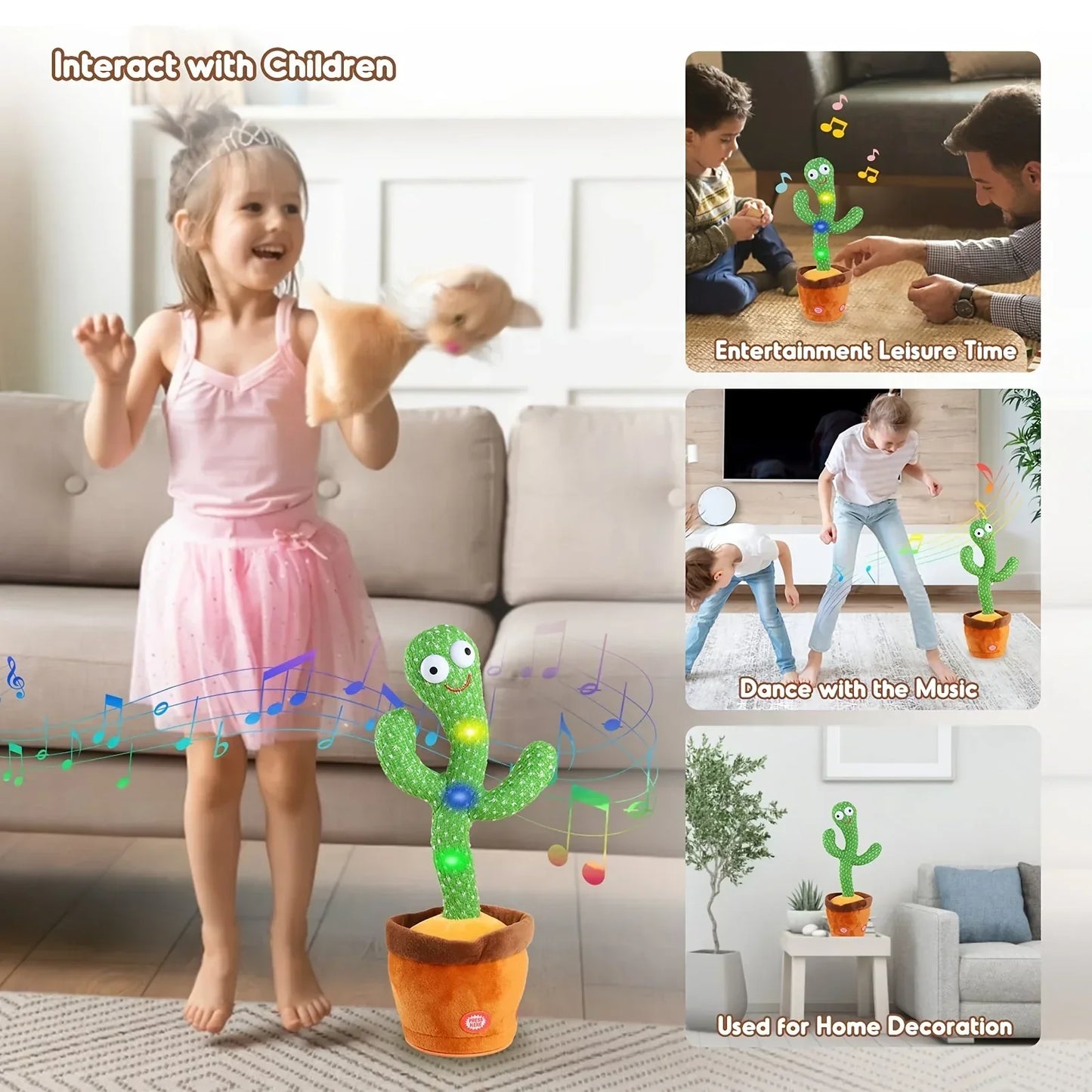 JABAL X™-Cacto Dancing Cactus Plush Toy