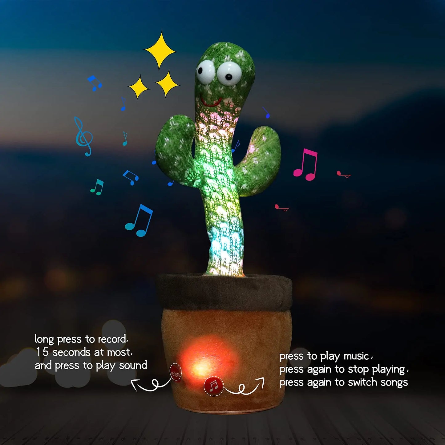 JABAL X™-Cacto Dancing Cactus Plush Toy